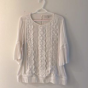 Loft White Blouse Large